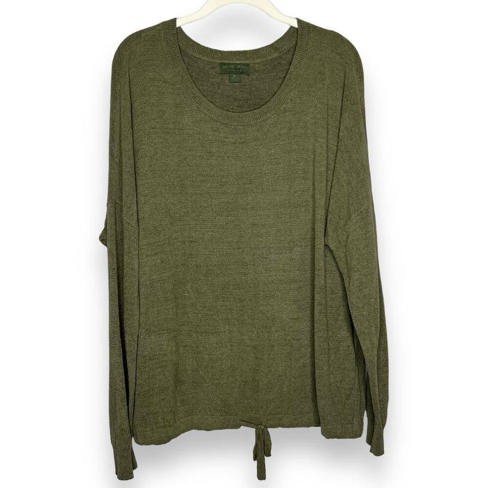 Barefoot Dreams Cozychic Ultra Lite Knit Slouchy Knit Pullover Sweater Sz XL